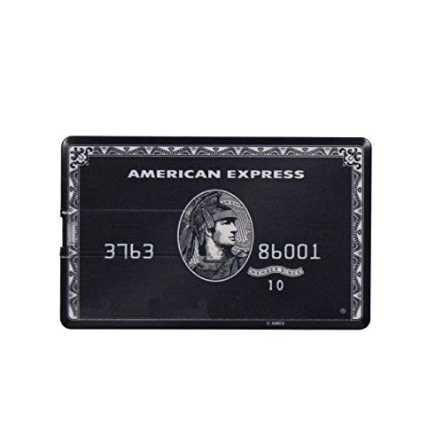 BranXin | Credit Card Flash Drive (American Express Black Card) Black AMEX – 8GB