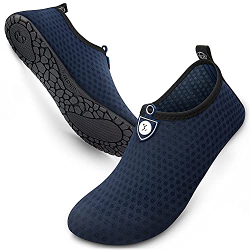 SIMARI Unisex Water Sports Shoes Barefoot Slip-on Indoor Outdoor Sports Activities SWS001 Circular Blue