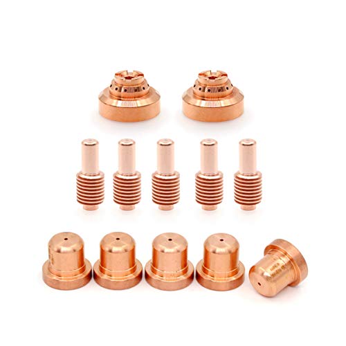 Plasma Cutting 192051 Nozzle Tip 192047 Electrode 192053 Shield Cap for Miller ICE-55C ICE-55CM Torch 12pcs