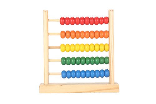 MAGIKON Miniature Counting Frame,5 Rows,Learning Mathematics Abacus