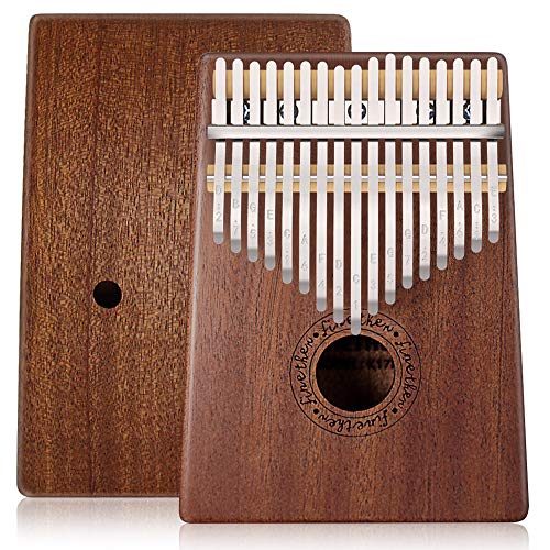Kalimba Thumb Piano 17 Keys, Mbira Finger Piano Portable Musical Instrument Gifts for Kids and Adults Beginners (Mahogany) | The Storepaperoomates Retail Market - Fast Affordable Shopping