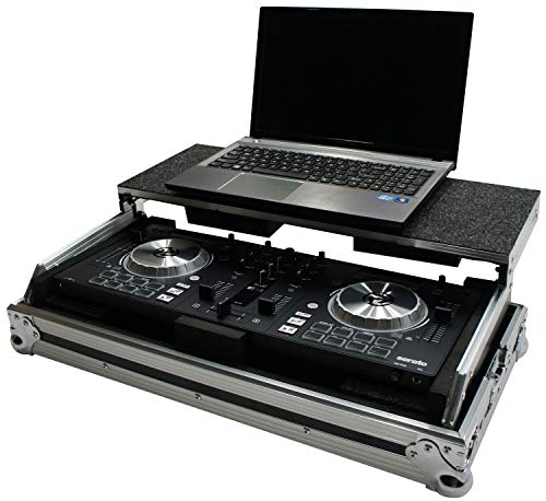 Harmony HCMIXTRACKPRO3LT Flight Laptop Stand DJ Case Compatible with Numark Mixtrack Pro 3