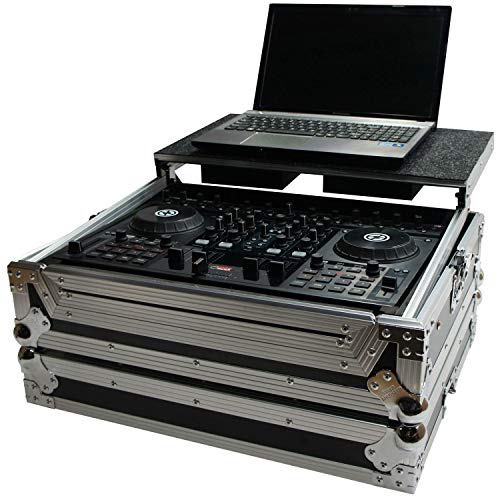 Harmony HCTKS4LT Flight Glide Laptop Stand Road Travel DJ Custom Case Compatible with Gemini G4V