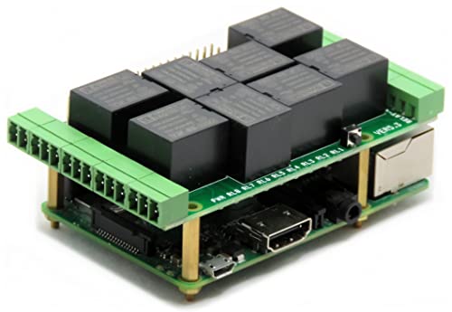 Eight RELAYS 8-Layer Stackable HAT for Raspberry Pi