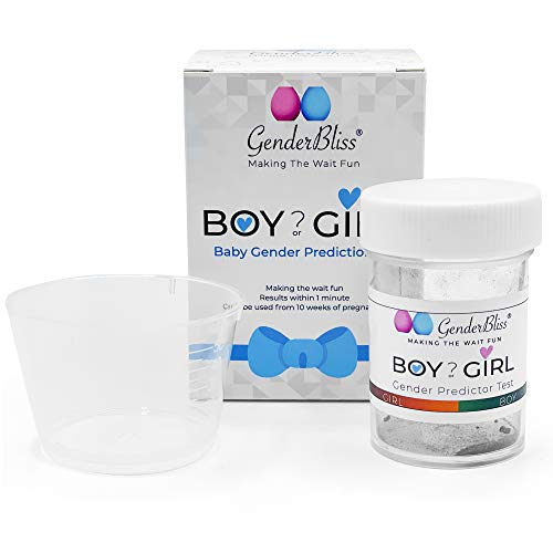 GenderBliss Gender Prediction Test Kit – Early Pregnancy Boy or Girl Gender Reveal Home Test – Non-invasive Safe for Mother and Baby. Find out your babies gender as early as 10 weeks!