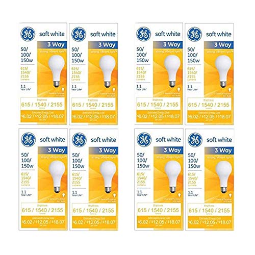 GE 97494 Bulb, 8 Count (Pack of 1), Soft White, 6