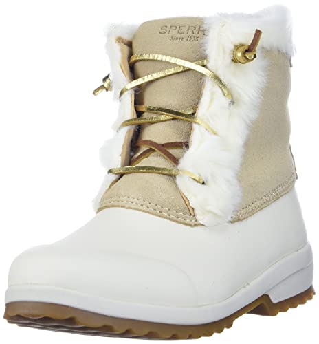 Sperry Womens Maritime Repel Suede Boots, Sand, 8.5