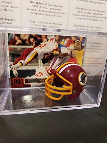 Darrell Green Washington Redskins Mini Helmet Card Display Collectible Auto Shadowbox Autograph