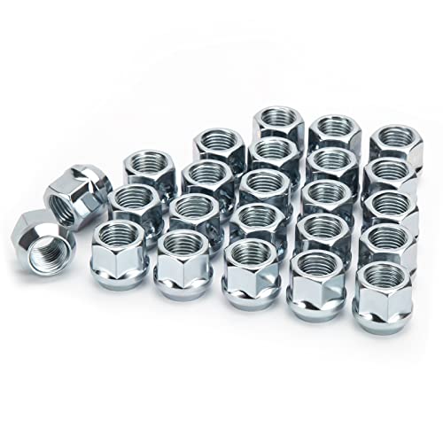 KSP M14X1.5 Open End Acorn Bulge Wheel Lug Nuts, Zinc Finish,3/4″（19mm） Hex 0.84”(21mm) Height Conical Seat 60 Degre for Truck/Tuner Aftermarket Rims Pack 24 pcs, 1 Year Warranty