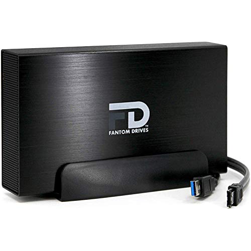 Fantom Drives FD 4TB DVR Expander External Hard Drive – USB 3.0 & eSATA (Comes with Both USB and eSATA Cable) – Supports DirecTv, Arris and More, Black (DVR4KEUB)