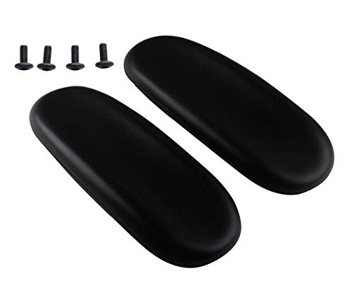 Office Chair Arm Rest Replacement Fits All Styles of Arms with Mounting Hole Patterns Screws Set Desk Armrest Cover(2Pack)