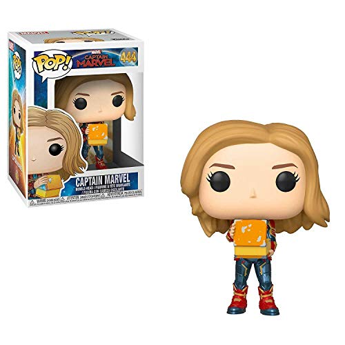 Funko Pop! Marvel: Captain Marvel – Captain Marvel Holding Lunchbox, Multicolor, us one-Size