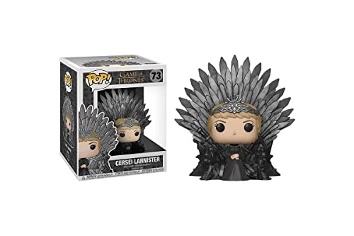 Funko POP| Deluxe: Game of Thrones – Cersei Lannister Sitting on Iron Throne, Multicolor