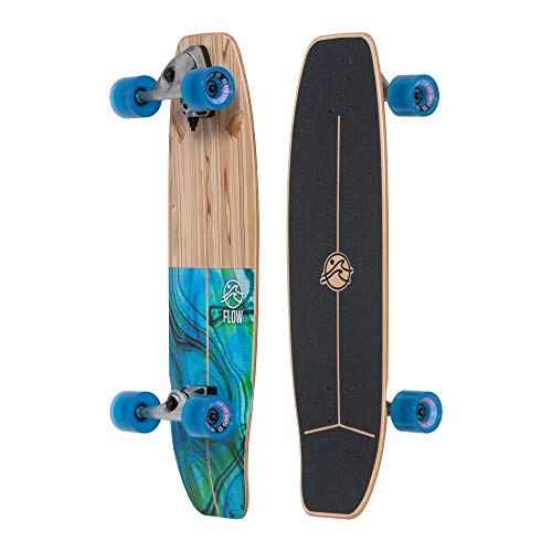 Flow Surf Skates Wedge 32″ Surf Skateboard with Carving Truck