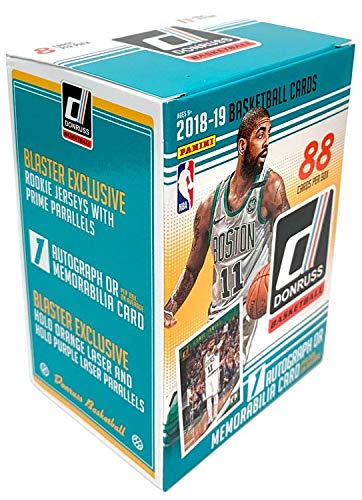 2018/19 Panini Donruss Basketball NBA RETAIL BLASTER Box – 11 Packs 88 Cards -1 Memorabilia or Autograph FACTORY SEALED