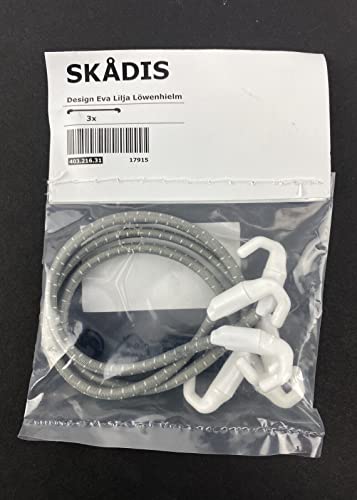 IKEA Skadis Elastic Cord Gray / 3 Pack 403.216.31