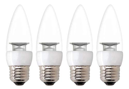 4 GE Soft White LED Light Bulb – Blunt Tip – Dimmable – 40W Equivalent – Medium Base