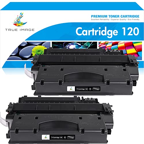 TRUE IMAGE Compatible Toner Cartridge Replacement for Canon 120 CRG-120 CRG120 Work for Canon ImageCLASS D1550 D1520 D1350 D1320 D1370 D1120 D1150 D1100 D1180 D1170 Printer Ink (Black, 2-Pack)
