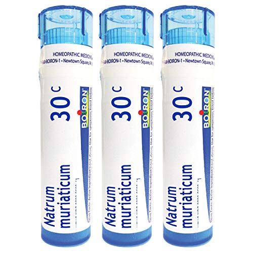Boiron Natrum Muriaticum 30c Homeopathic Medicine for Runny Nose – Pack of 3 (240 Pellets)