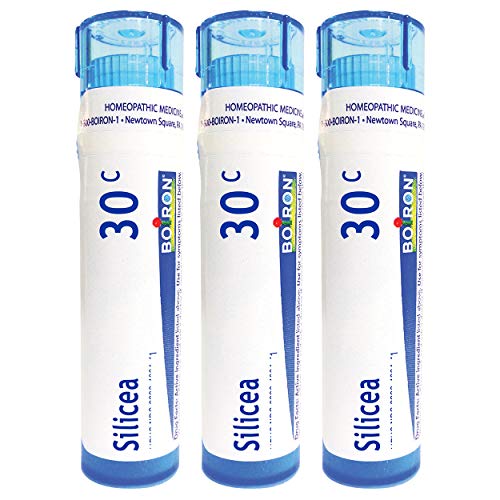 Boiron Silicea 30c Homeopathic Medicine for Fatigue and Irritability Due to Overwork – 80 Count (Pack of 3)