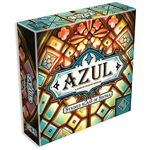 Azul Stained Glass of Sintra Board Game | Strategy Board Game | Family Board Game for Kids and Adults | Ages 8 and up | 2 to 4 Players | Average Playtime 30-45 Minutes | Made by Next Move Games