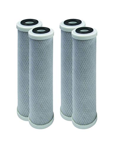 CFS – 4 Pack Premium Fact Universal Whole Home Water Filter Cartridges Compatible with EPW2F Models – Remove Bad Taste & Odor – Whole House Replacement Water Filter Cartridge, White
