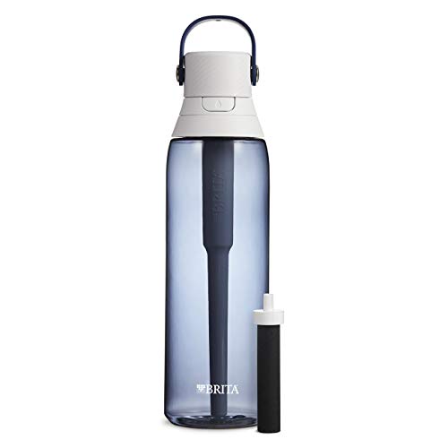 Brita 26 Ounce Premium Filtering Water Bottle with Filter – BPA Free – Night Sky
