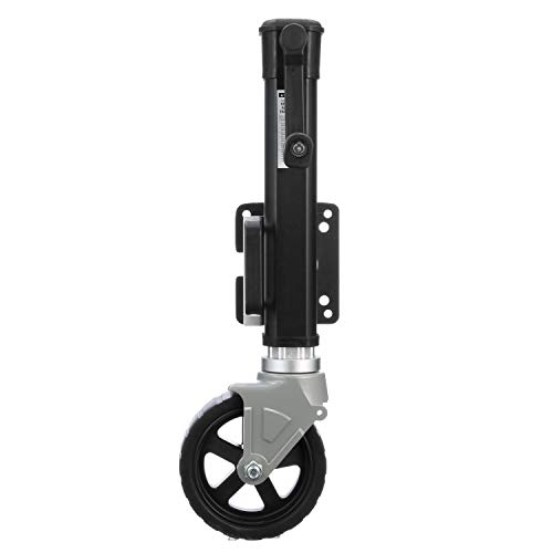 Seachoice Heavy Duty Aluminum Trailer Jack, for Use On 3 in. X 5 in. Trailer Tongue, Max Load 1,800 Lbs, Black