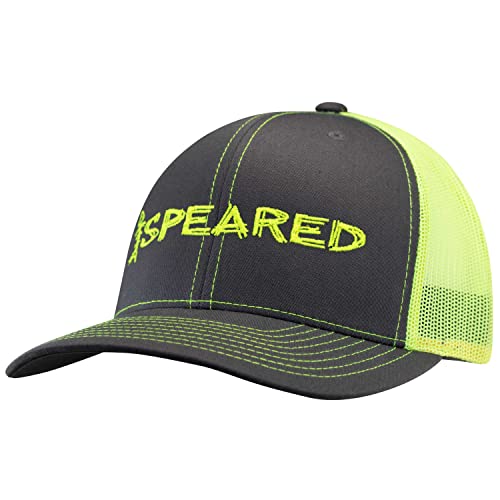 Speared Spearfishing Hat Neon Trucker Cap – Yellow