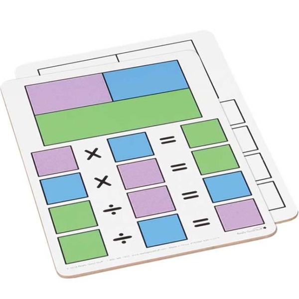 Fact Family Dry Erase Boards – Multiplication and Division – 6 Boards