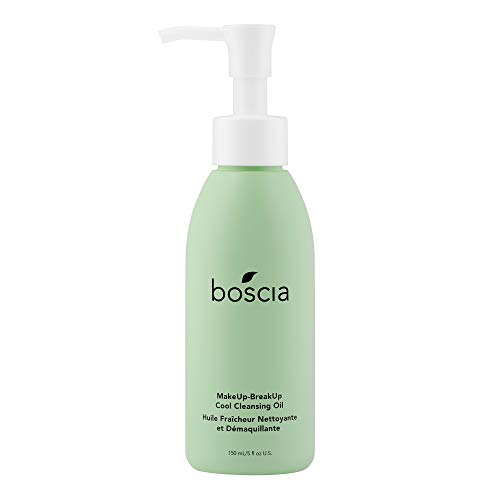 boscia MakeUp-BreakUp Cool Cleansing Oil – Vegan Cruelty-Free, Natural Skincare, Rose Hip & Vitamin E Oil-Based Face Cleanser Makeup Remover, 150ml
