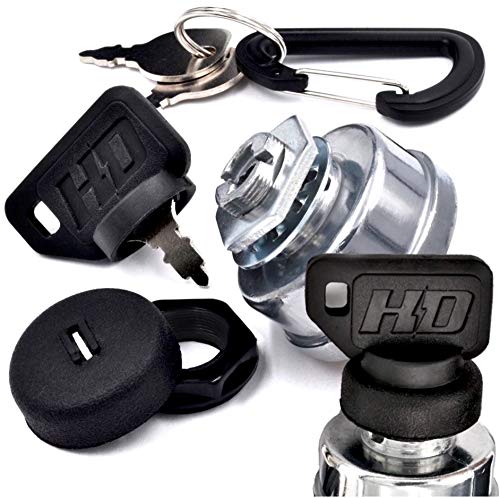 HD Switch Starter Ignition Switch Replaces Toro, Wheel Dingo 320-D 74406 74407 w/Ultimate Protection & Umbrella Key Upgrade – 3 Keys & Free Carabiner