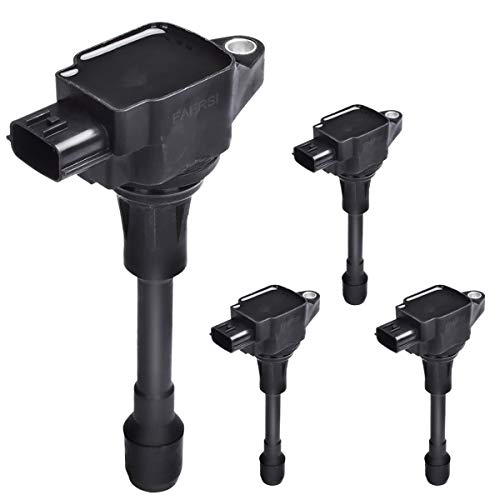 Ignition Coil Pack of 4 Replacement for 1.6L 1.8L 2.0L 2.5L – Nissan – Altima Cube Pathfinder NV200 Rogue Sentra Urvan Versa, 2014-2015 Infiniti QX60, Replace# UF-549, C1696, UF549, 5C1753,22448ED000