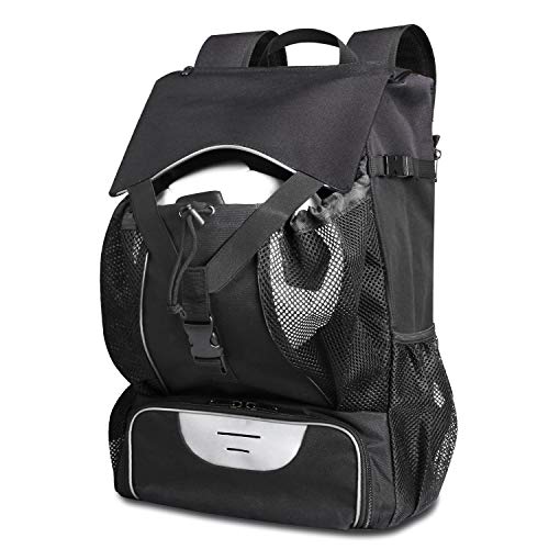 Estarer Soccer Bag Backpack Fit Baseball Basketball Football Volleyball w/15.6inch Laptop Compartment Sport Backpack