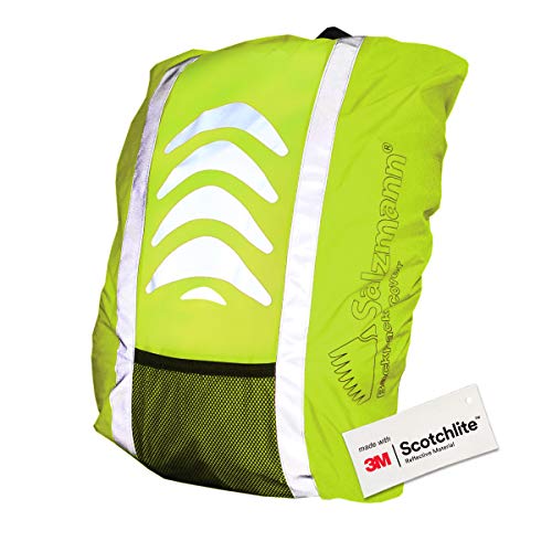 Salzmann 3M Reflective Backpack Cover | High Visibility, Waterproof & Weatherproof | Ideal for Cycling, Running & Hiking