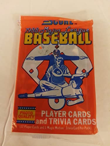 Score 1988 Major League Baseball Card Box – 17 Cards X 36 packs!