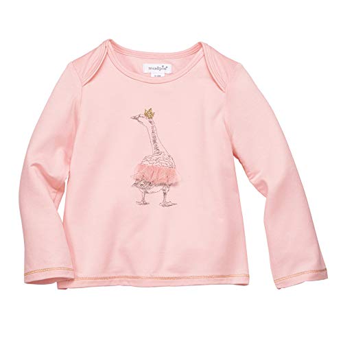 Mud Pie Baby Girls’ Pink Tiny TEES, 9-12 Months (Infant)
