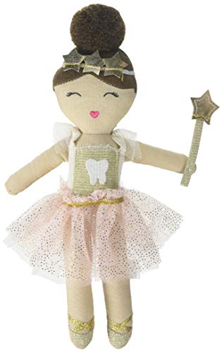 Mud Pie Ballerina Tooth Fairy Doll 9×4 Inch (Pack of 1)