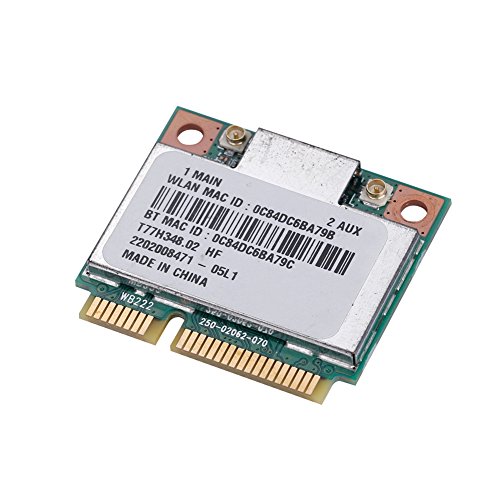 Card Network Atheros AR5B22, Dual Band Wirless Mini PCI-E 802.11N WLAN Card, 300M Card 4.0 Combo 2.4 & 5Ghz