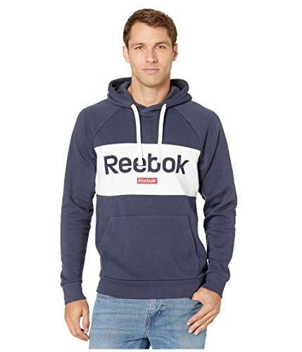 Reebok Training Essentails Big Logo Hoodie, Heritage Navy, X-Large
