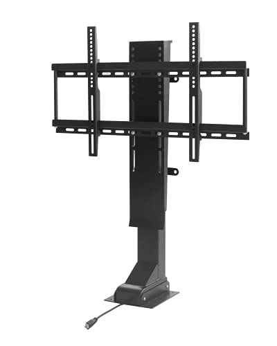 Touchstone Valueline 30004 Motorized TV Lift w/Remote Control for Large Screen 32-70 inch TVs, 39″ Height Adjust, 170 lb. Capacity, Height Memory, Flat-Lid Mount, RF & Wired Remote, NO CART