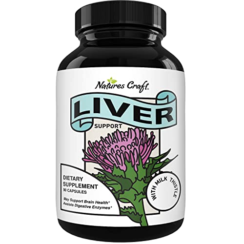 Liver Cleanse Detox & Repair Formula – Herbal Liver Support Supplement with Milk Thistle Dandelion Root Organic Turmeric and Artichoke Extract for Liver Health – Silymarin Milk Thistle Detox Capsules