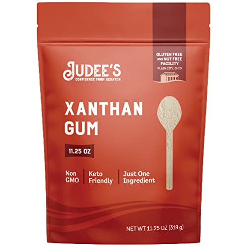 Judee’s Xanthan Gum 11.25 oz – 100% Non-GMO, Keto-Friendly – Gluten-Free and Nut-Free – Gluten-Free Baking Essential – Great for Keto Syrups, Sauces, and Thickening