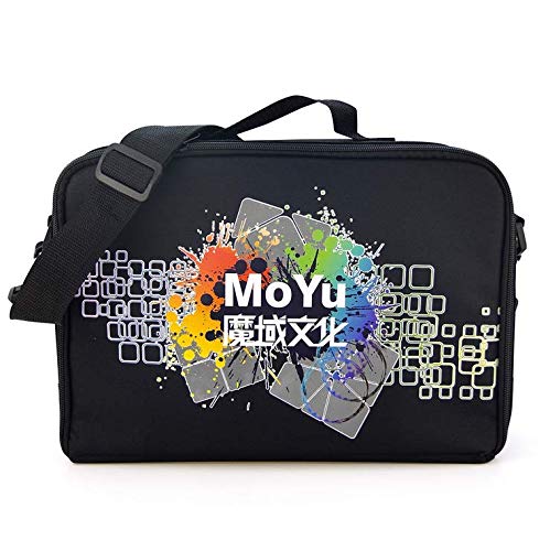 Moyu Cube Bag 36x25x7.5cm Size Black Shoulder Hand Bag for All Layer Puzzle Cube
