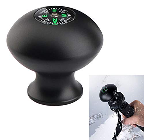AFVO Trekking Pole Monopod Head Grip Knob with Compass for Walkabout Monopod Walking Stick
