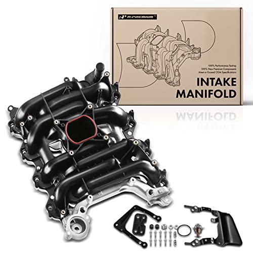A-Premium Upper Intake Manifold with Gaskets Compatible with Ford Crown Victoria 96-00, Mustang 96-98, Thunderbird 96-97 & Lincoln Town Car 96-00 & Mercury Grand Marquis 96-00, Cougar 96-97, 4.6L V8