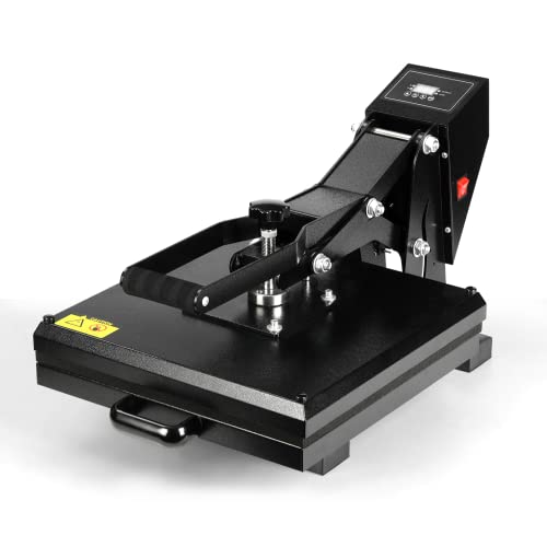 TUSY Heat Press Machine, 15×15 inch Heat Press for t Shirts, Fast Heating for Heat Sublimation and Heat Vinyl Transfer