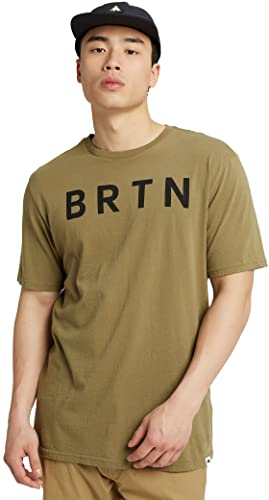 Burton Mens Brtn Short Sleeve, Martini Olive, Medium