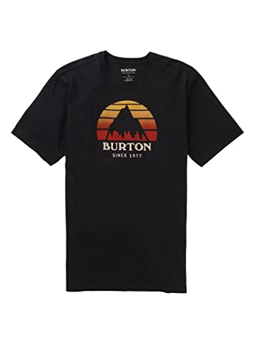 Burton Mens Underhill Short Sleeve, True Black New, Medium