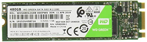 Western Digital WD Green WDS480G2G0B 480 GB Solid State Drive – SATA 600 – Internal – M.2 2280-545 MB/S Maximum Read Transfer Rate